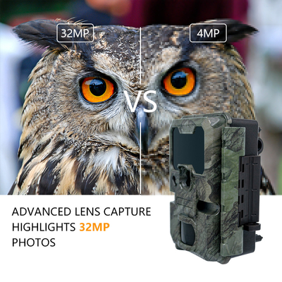 KW788 ट्रेल कैमरा शिकार कैमरा वाटरप्रूफ 4K 32MP आसान नेविगेट सरल उपयोग मजबूत लंबे समय तक