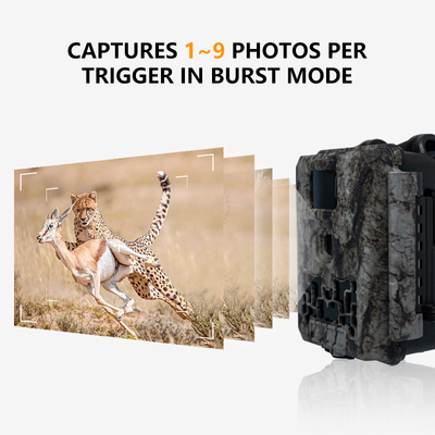 KW561 ट्रेल इन्फ्रा कैम मिनी 30MP 0.25s गति 4K वीडियो रिज़ॉल्यूशन वाटरप्रूफ सीएमओएस सेंसर एसडी मी