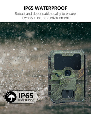 32MP छलावरण IP66 वाटरप्रूफ नाइट विजन हंटिंग कैमरा 4K वीडियो और 512GB मेमोरी कार्ड क्षमता के साथ