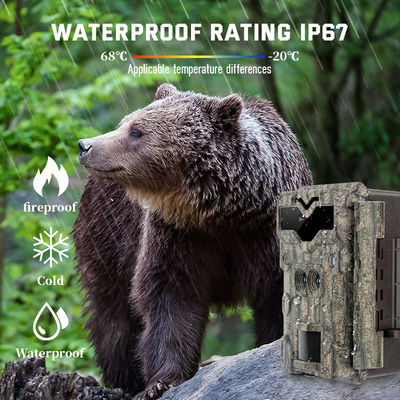 32MP ड्यूल लेंस HD हंटिंग कैमरा 4K गेम नो ग्लो वाइल्डलाइफ कैमरा