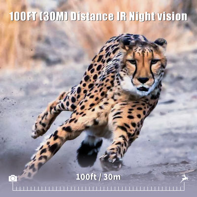 उच्च संवेदक संकल्प वन्यजीव कैमरा 13 एमपी सीएमओएस दोहरी लेंस ट्रेल कैमरा