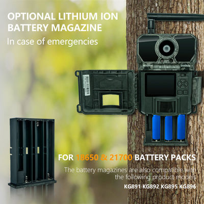 CMOS 25m IR वायरलेस ट्रेल कैमरा वाटरप्रूफ IP65 1080p HD 180mA