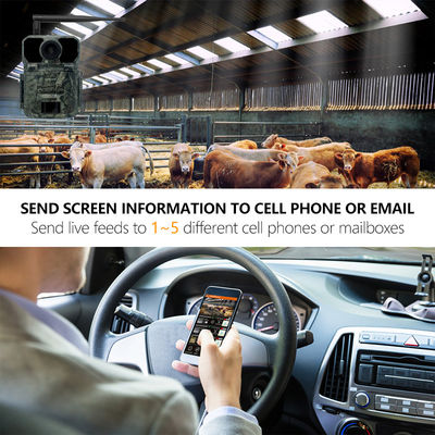 940 एनएम एलईडी शिकार ट्रेल कैमरा एचडी 30 एमपी 180 एमए प्रोग्राम करने योग्य: