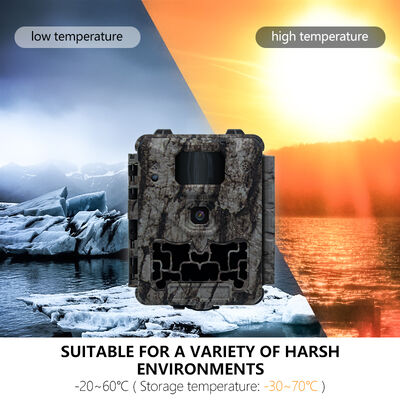 5.5 X 3.7 X 2.8 इंच हंटिंग कैमरा फ़ॉरेस्ट कैमरा मोशन सेंसर इन्फ्रारेड नाइट विजन वन्यजीव निगरानी ट्रेल डिवाइस