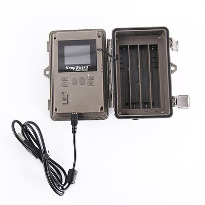 नाइट विजन के साथ 6V डीसी बाहरी वाटरप्रूफ जनरल थर्मल दूरबीन 186 फीट 2X28MM 5 मेगापिक्सेल रंग CMOS शिकार कैमरा