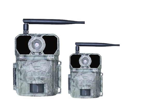 फिक्स्ड फोकस 20MP HD हंटिंग कैमरा CMOS सेंसर IP67 नो ग्लो वायरलेस हंटिंग कैमरा