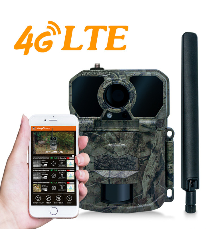 एंटीना के साथ 4G परीक्षण कैमरा KW896 30MP 0.15s ट्रिगर गति रात दृष्टि निविड़ अंधकार IP65 वन्यजीव अनुसंधान से